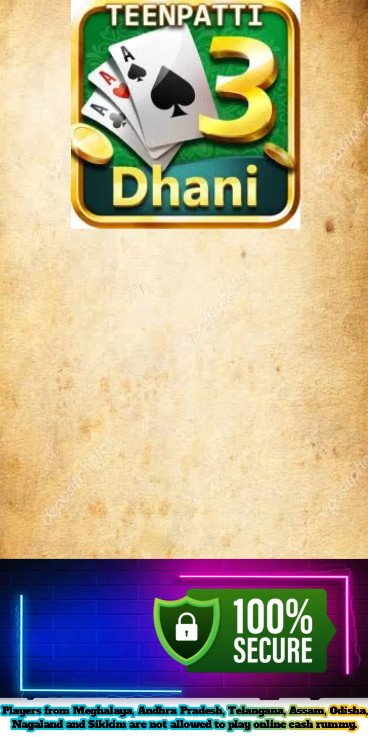Teen Patti Dhani APK Download Rummy App Online
